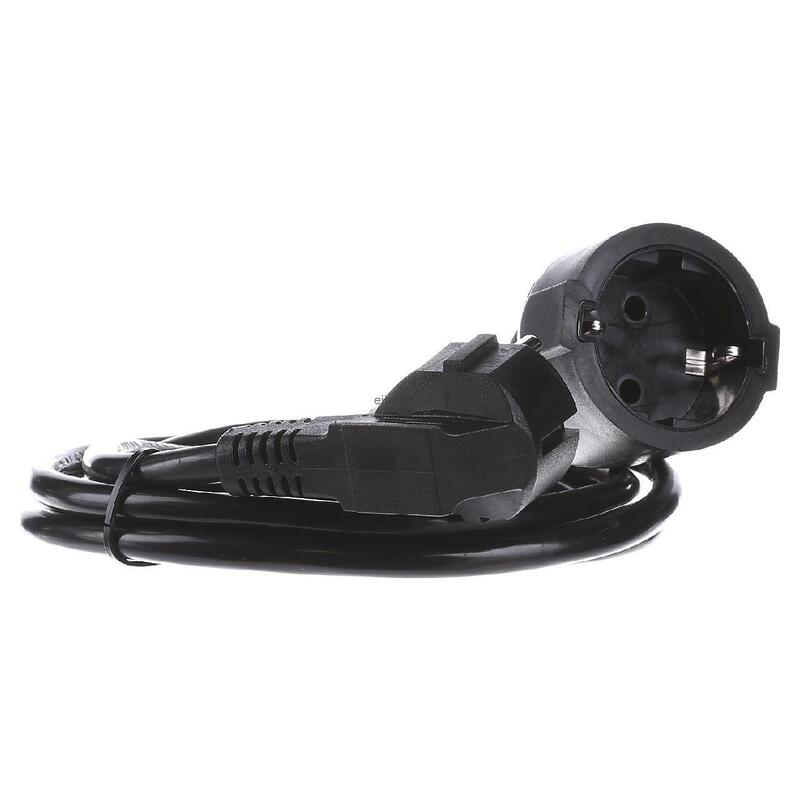Cable De Extensión Bachmann 341.184 Negro, 2 Metros 341.184