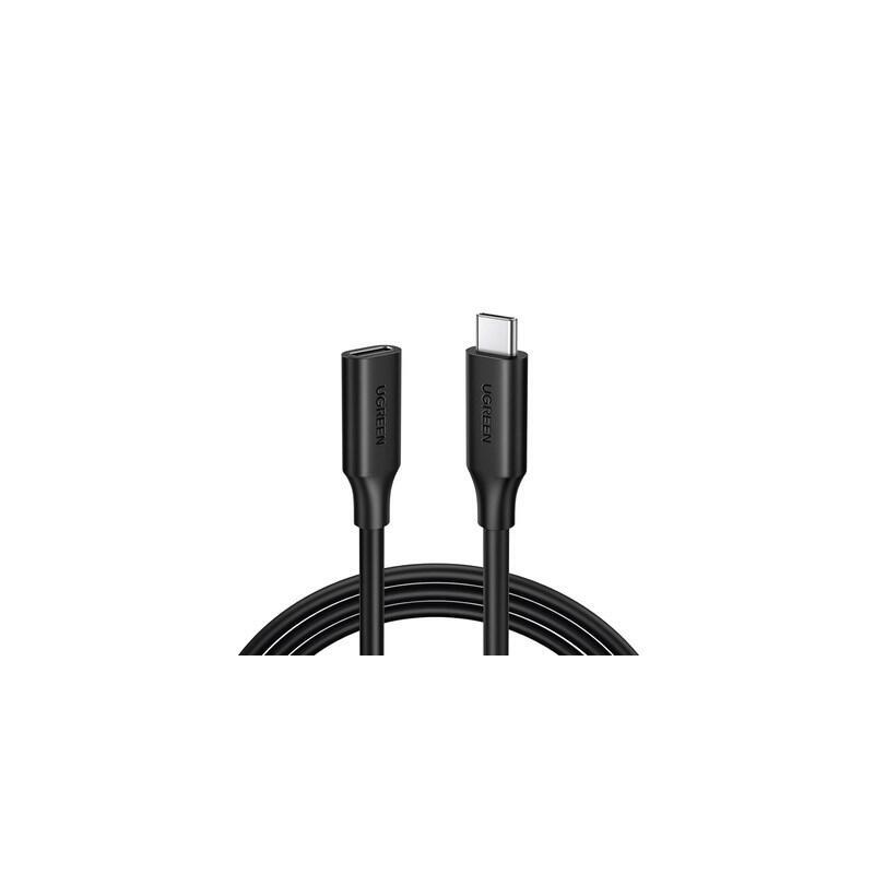 Cable De Extensión Usb-C 3.1 Gen2 Ugreen, 4k, 100w, 1m (Negro)