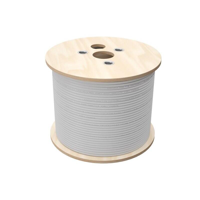 Cable De Red Q-Lantec U/Utp Cat.6a, Par Trenzado, Lsoh