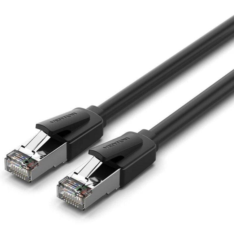Cable De Red Rj45 Sftp Vention Ikkbh Cat.8 2m Negro