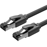 Cable De Red Rj45 Sftp Vention Ikpbd Cat.8 0.5m Negro
