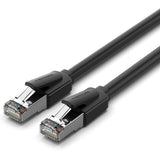 Cable De Red Rj45 Utp 26awg Vention Ikkbj Cat.8 Gaming 8m Negro