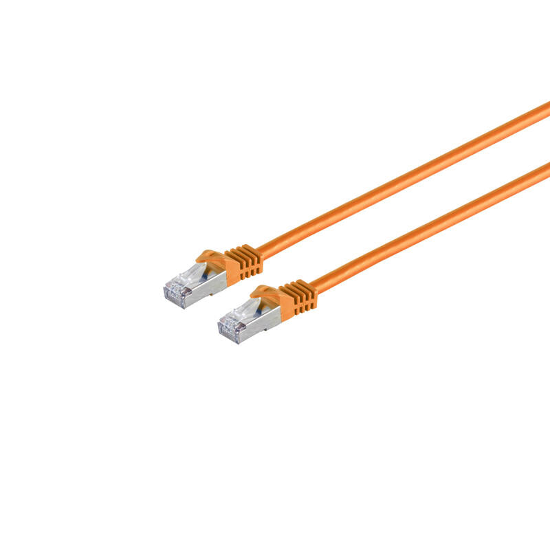 Cable De Red S/Ftp Cat 7 Naranja 1,5m