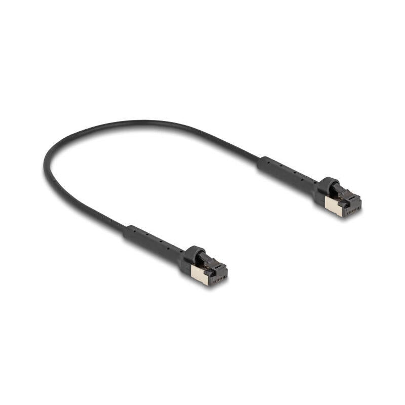 Cable Delock 80932 De Red Negro 0,25 M Cat6a U/Ftp (Stp)