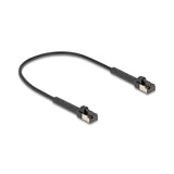 Cable Delock 80932 De Red Negro 0,25 M Cat6a U/Ftp (Stp)