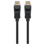 Cable Displayport 5m 4k 1,2 Chapado En Oro Negro