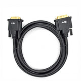 Cable Dvi M-M 24+1 1.8 M. Negro, Chapado En Oro