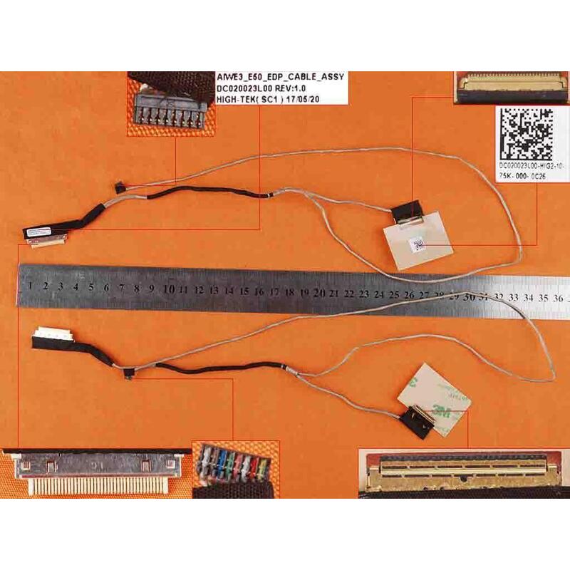 Cable Flex Para Portátil Lenovo E50-30 E50-45 E50-70 E50-80 30pin Dc020023l00 Aiwe3 Edp