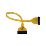Cable Floppy Redondo, 48 Cm, Amarillo