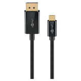 Cable Goobay 75704 Usb-C To Displayport 4k @ 60 Hz, 1 M, Black