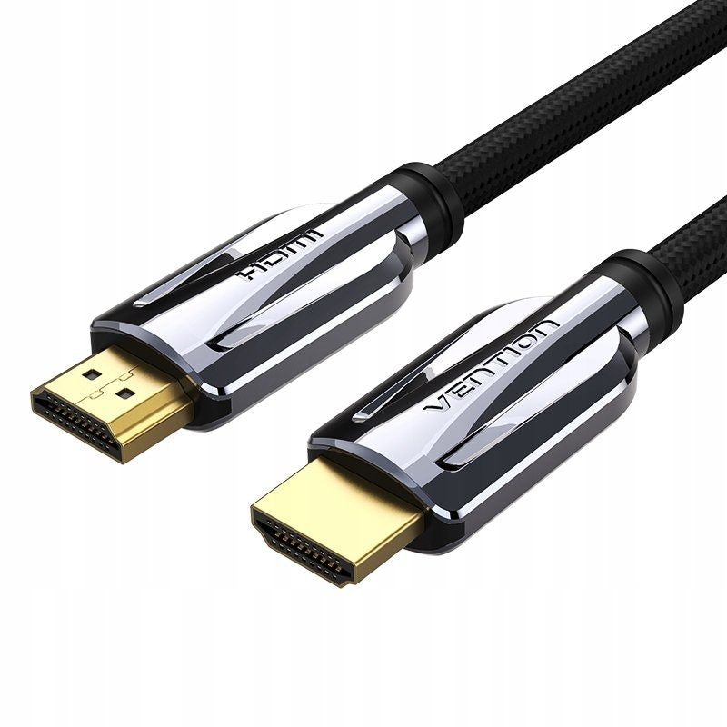 Cable Hdmi 2.1 8k Vention Aalbg Hdmi Macho Hdmi Macho 1.5m Gris Y Negro