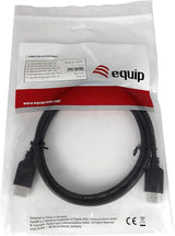 Cable Hdmi 4K 60Hz A/M-A/M Negro 1.8M Alta Velocidad