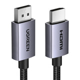 Cable Hdmi-Displayport 4k 30hz 3m
