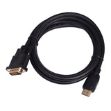 Cable Hdmi - Dvi 1.8m Dvi 24+1, Chapado En Oro