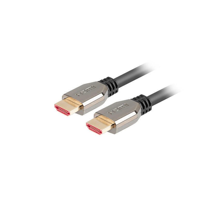 Cable Hdmi Lanberg V2,1 8k 60hz M/M 1,8m Ca-Hdmi-30cu-0018-Bk