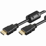 Cable Hdmi M/M 3m 3d+Ethernet+4k Chapado En Oro Negro