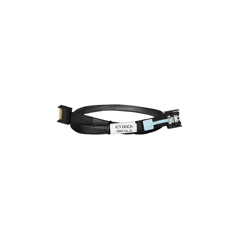 Cable Icy Box Mcio X4 Sff-Ta-1016 > Mcio X4 Sff-Ta-1016 Negro, 50cm Mb414l-B