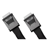 Cable Icy Box Slimsas X8 Sff-8654 > 2x Oculink X4 Sff-8611 Negro, 50cm Mb206l-B