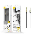 Cable Jc Au107 Negro Jack 3.5mm (M) A Jack 3.5 (M) 1m