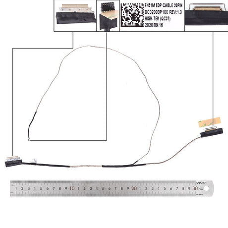 Cable Flex Para Portátil Acer An515-44-45-55-57 Dc02003P100 50.Q7Kn2.011 30 Pines