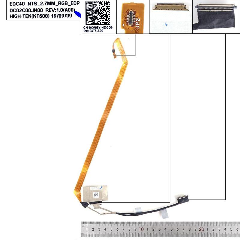 Cable Lcd Led Dell Latitude 7400 E7400 30 Pines 0,4 0xv96y Dc02c00jn00