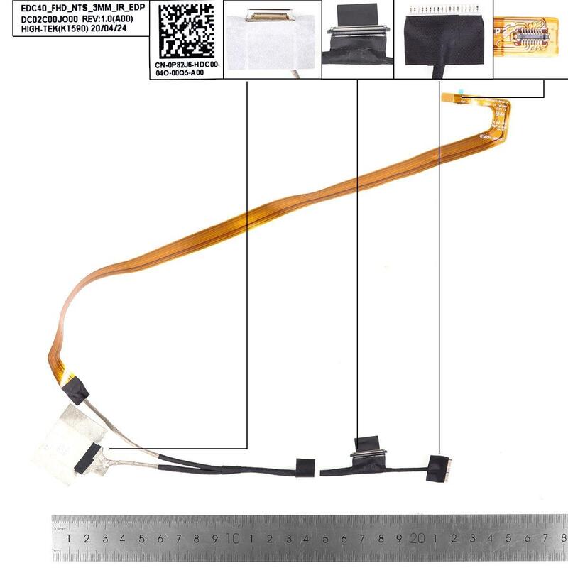 Cable Lcd Led Dell Latitude 7400 E7400 30 Pines 0,5 0p82j6 Dc02c00j000