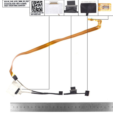 Cable Flex Para Portátil Dell Latitude 7400 E7400 0P82J6 Dc02C00J000 30 Pines