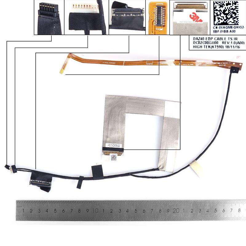 Cable Lcd Led Dell Latitude E7490 7490 Con Táctil Ir 40pin Dc02coogu0o 0xhgm8