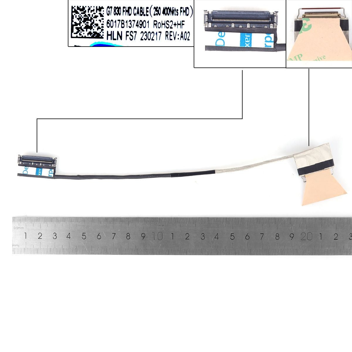 Cable Flex Para Portátil Hp 830 G7 835 G7 250 400 Nits 6017B1374901 Fhd 30 Pines
