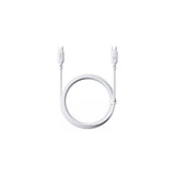 Cable Os-Baseus Silky Fast Charging Data  Usb-A To Usb-C 3a 1m Moon White