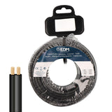 Cable Paralelo 2x0,75mm² Negro 15m.