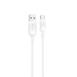 Cable Qcharx Athens Usb A Tipo C 3a 1 M Pvc Blanco
