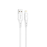 Cable Qcharx Lisbon Usb A Tipo C 3a 1 M Pvc Blanco