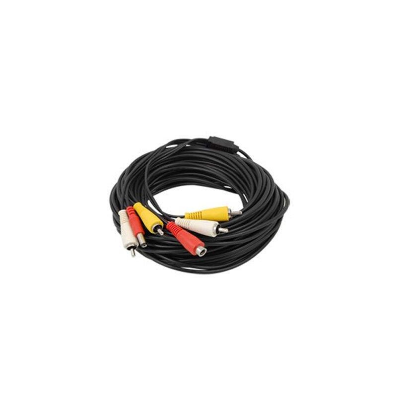 Cable Rca Para Cámaras De Cctv Audio, Video Y Alimentación. 20 M