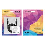 Cable Red Cat.8.1 2ghz Lszh Sstp Awg26 Negro 25 Cm