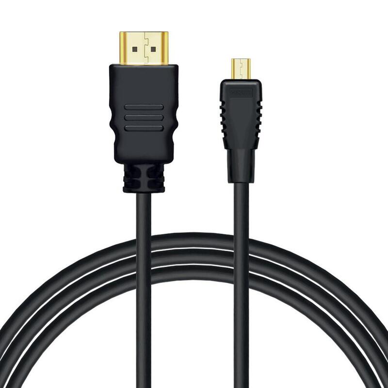 Cable  Savio Cl-40/M Hdmi (M) - Micro Hdmi (M) Con Ethernet, 2 M, Negro
