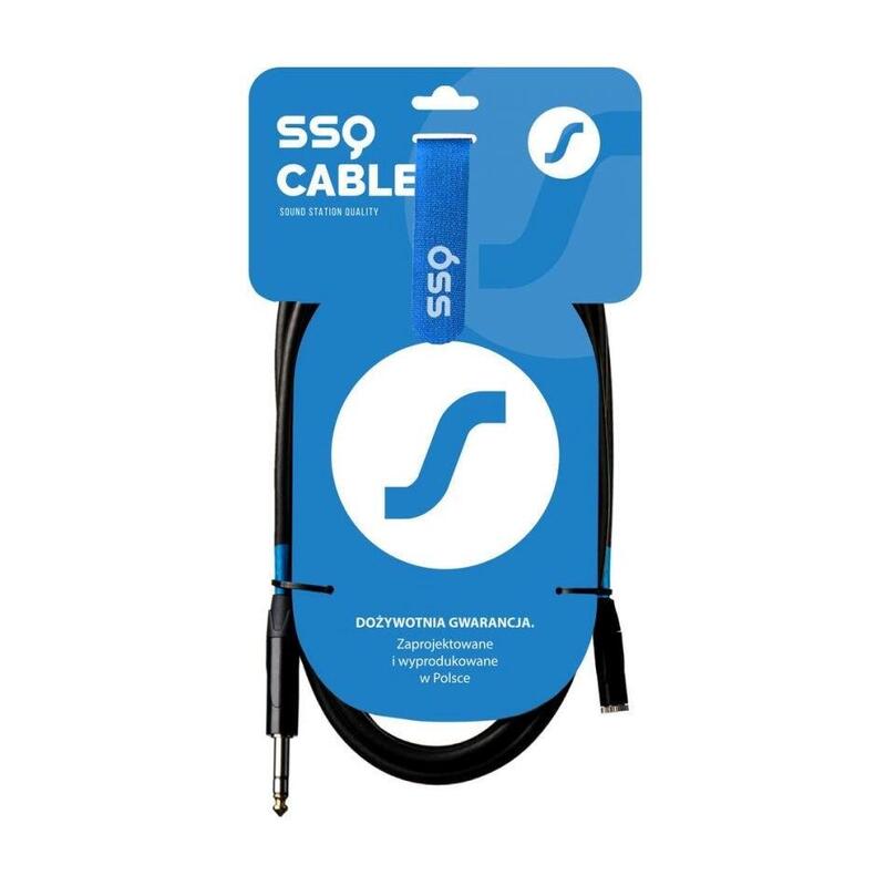 Cable Ssq Jsg5 Jack Stereo 3,5 Mm - Jack Stereo 6,3 Mm, 5 M