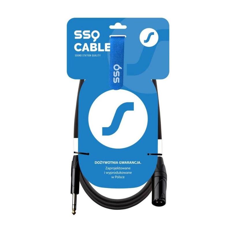 Cable Ssq Jsxm10   Xlr Macho - Jack Stereo 6,3 Mm, 10 M