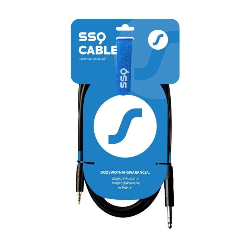 Cable Ssq Mijs2   Jack Stereo 3,5 Mm - Jack Stereo 6,3 Mm, 2 M