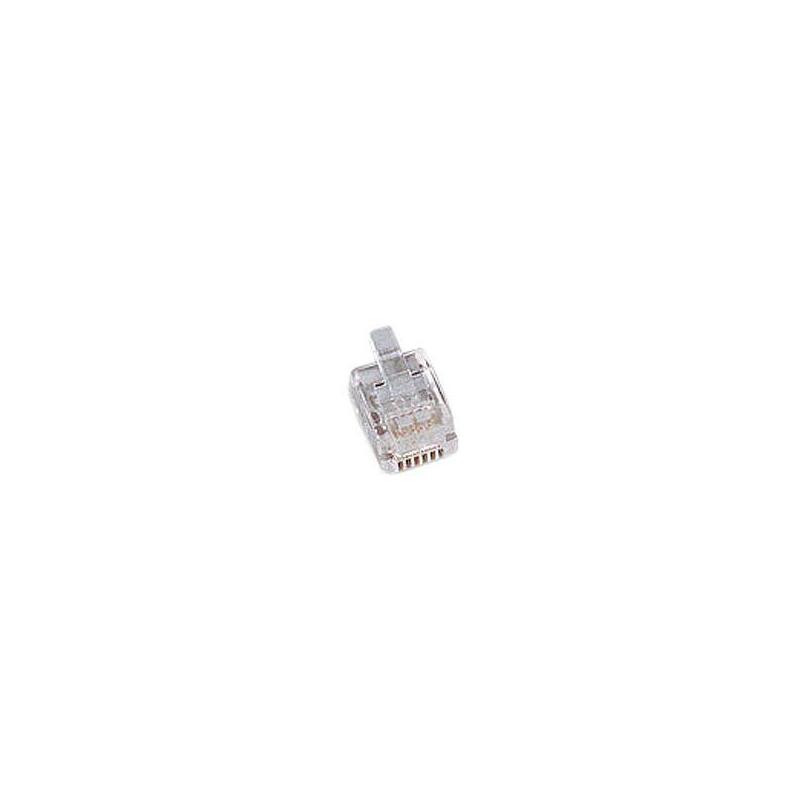 Cable Tk Tae Rj12-Mecker, 6p6c,100-Pack Para Rundcable