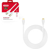 Cable  Unitek Hdmi  2.1 8k Hdr White 0,5m