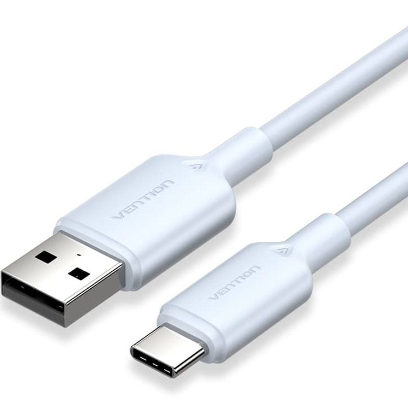 Cable Usb 2.0 Tipo-C Vention Ctqlf Usb Tipo-C Macho Usb Macho Hasta 60w 480mbps 1m Azul