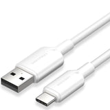 Cable Usb 2.0 Tipo-C Vention Ctqwh Usb Tipo-C Macho Usb Macho Hasta 60w 480mbps 2m Blanco