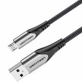 Cable Usb 2.0 Vention Coahh Microusb Macho Usb Macho Hasta 60w 480mbps 2m Gris