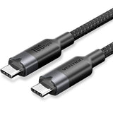 Cable Usb 3.2 Tipo-C 5a Vention Trgbh Usb Tipo-C Macho Usb Tipo-C Macho Hasta 100w 10gbps 2m Negro