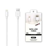 Cable Usb A Lightning 2A 2M Blanco