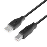 Cable Usb Am-Bm 1.8 Negro