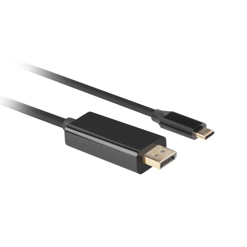 Cable Usb-C A Displayport Lanberg Macho/Macho 0.5m 4k 60hz Negro