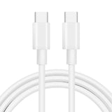 Cable Usb C Carga Rápida De 140w   240w Con Chip E Mark 1.80m Blanco