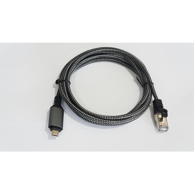 Cable Usb C - Rj-45 2 M Kat.6, 1 Gbit